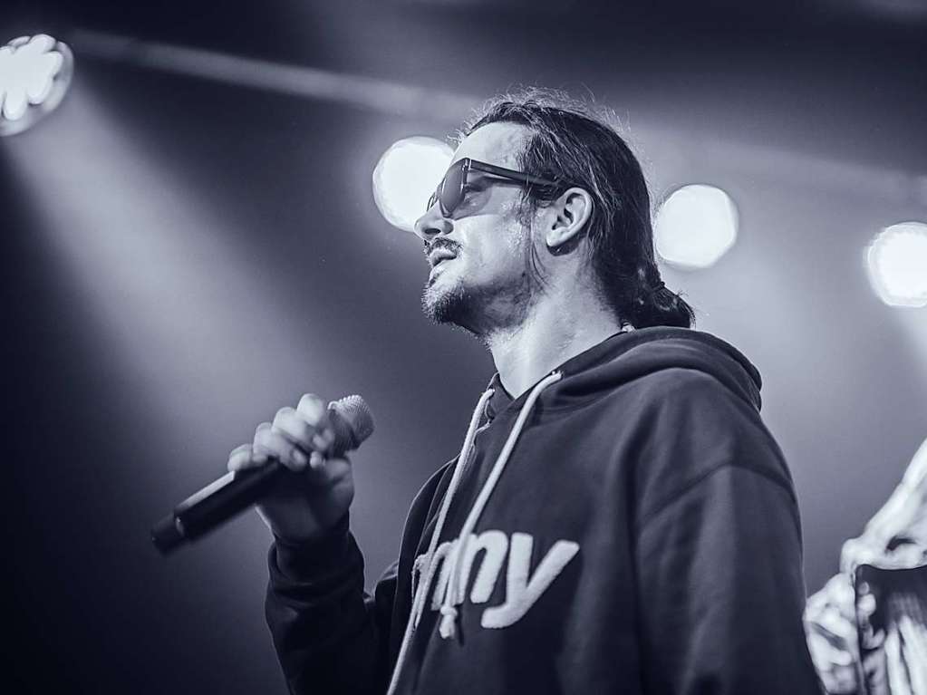 Rapper Haze lieferte ein stabiles Konzert im Waldsee in Freiburg.