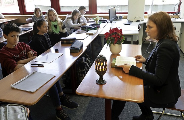 Die Grnen-Politikerin Sandra Boser (r...eit, um weitere Themen zu besprechen.   | Foto: Christoph Breithaupt