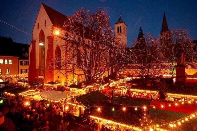 Der Freiburger Weihnachtsmarkt ist dieses Jahr so lang wie nie