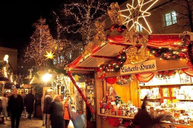 Am Donnerstag erffnet der Basler Weihnachtsmarkt