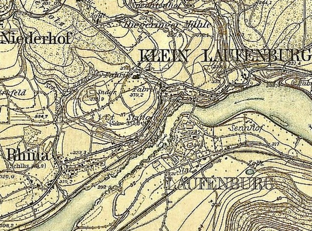 Ein Kartenausschnitt von 1897   | Foto: Richard Kaiser