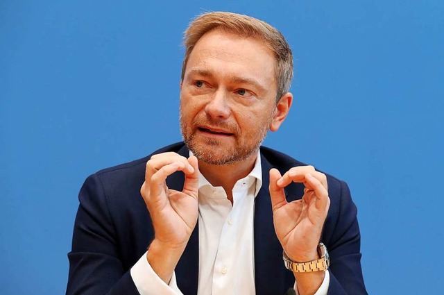 Bot zuletzt der der Nach-Merkel-Union ...an &#8211; FDP-Chef Christian Lindner   | Foto: dpa