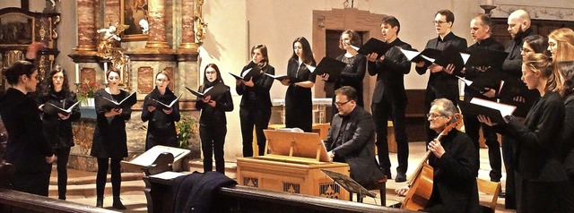 Konzert in der Peterskirche: Die Domka...o (Orgel) und Ekkehard Weber (Gambe).   | Foto: Ilona Hge