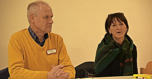 Uwe Zimmer und Ulrike Brauer von der C...die neue Nachbarschaftshilfe Teningen.  | Foto: Benedikt Sommer