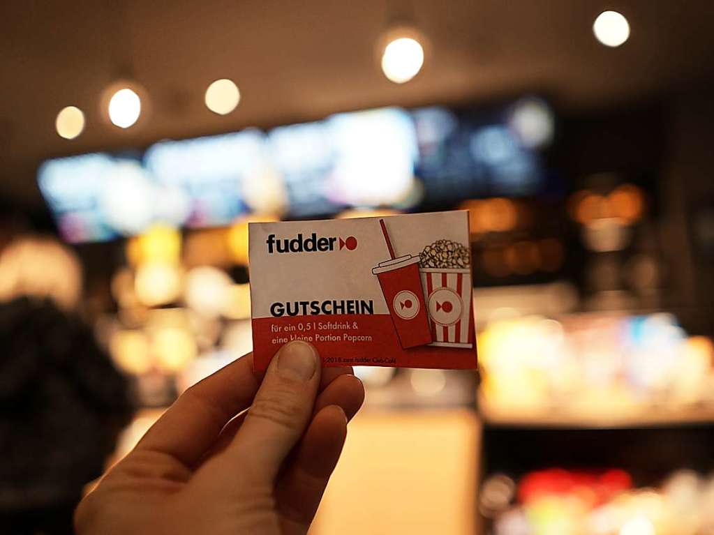 Bei fudders Clubcaf stellten Grnder aus Freiburg ihre Ideen im Cinemaxx vor.