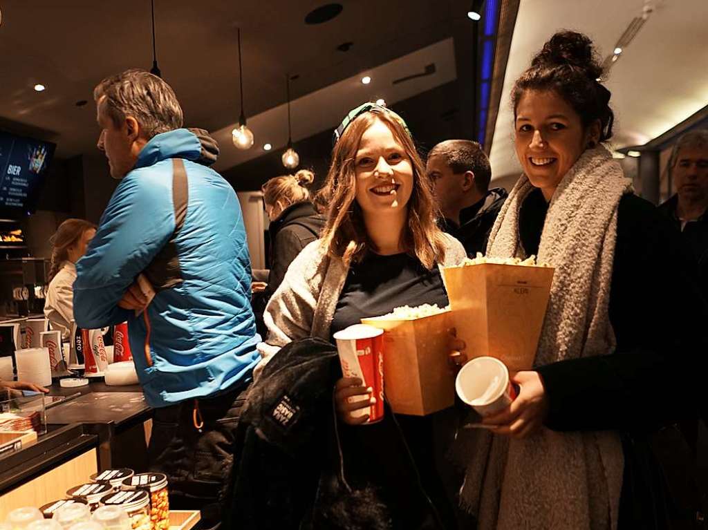 Bei fudders Clubcaf stellten Grnder aus Freiburg ihre Ideen im Cinemaxx vor.