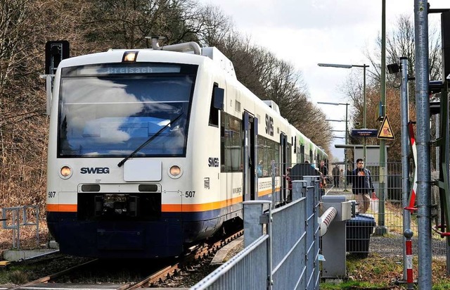 Die Breisgau-S-Bahn ist derzeit nicht ...iebenen Gleisanlagen sind die Ursache.  | Foto: Thomas Kunz