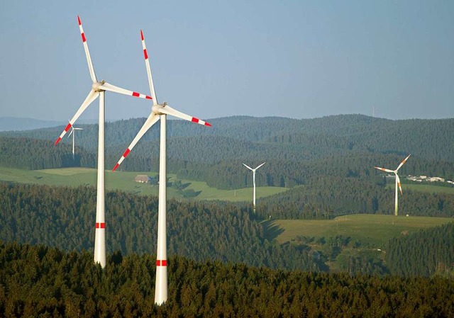 Immer ein Thema im Wiesental: die Windkraft (Symbolbild)  | Foto: dpa