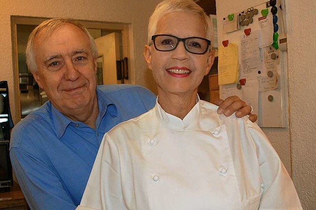 Georges Glowacki und Marianne Paul vom Caf Paul.   | Foto: Petra Wunderle