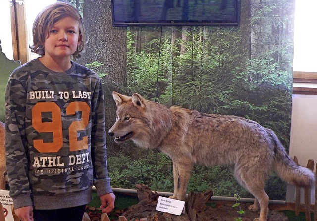 Der elfjhrige Gerrit aus Grwihl war ...t?&#8220; in der Stoll-Vita-Stiftung.   | Foto: Rosemarie Tillessen