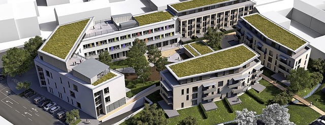 In diesem Neubau in der Geroldsecker Vorstadt soll ein Kindergarten entstehen.   | Foto: Stadt Lahr
