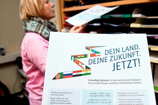 2400 Plakate werben bundesweit fr die Rckkehr.   | Foto: Dpa
