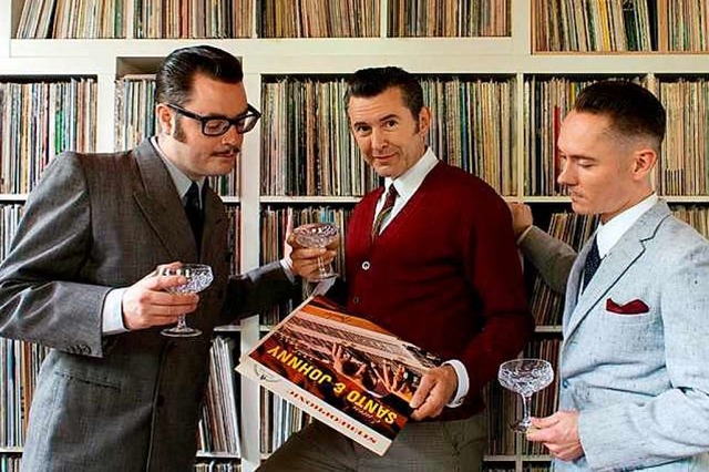 Hank the DJ, Buddy Belpaso und Glencheck sind die Grand Ole Country Swindle-DJs.  | Foto: Katharina Rau