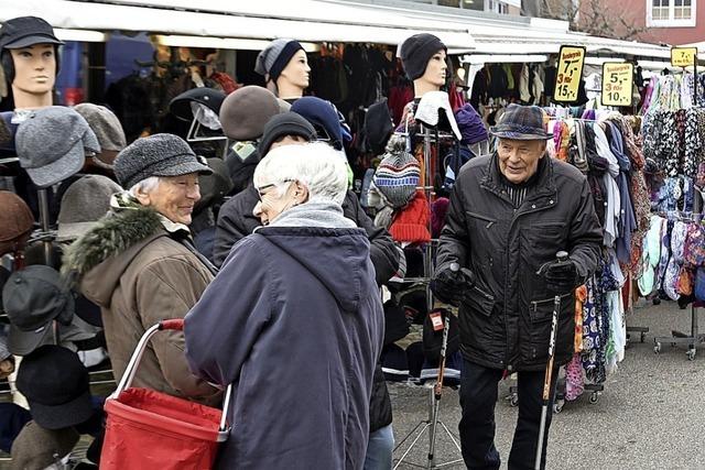 Auf dem Malterdinger Katharinenmarkt gab es Allerlei fr den Haushalt