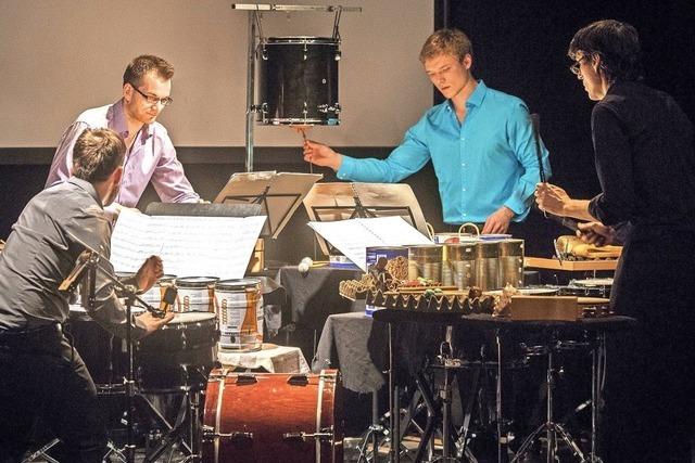 Blackforest Percussion Group und das Trirhenum Orchester geben am Samstag, 24. November, Konzert in der Wehratalhalle in Todtmoos.