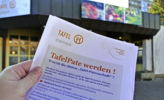Pate(nte) Idee:  Paten bezahlen dem Ta...d bentigten verlsslichen Einnahmen.   | Foto: Andr Hnig