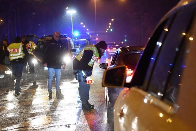 So hat die Polizei Freiburg die ganze Nacht lang nach Strafttern gefahndet