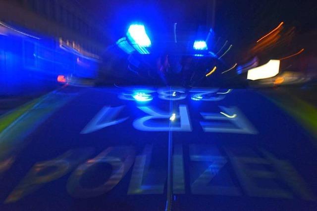 Groeinsatz von Feuerwehr und Polizei in Weingarten