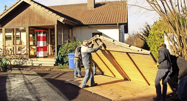 Jeden Samstag laufen in Bamlach moment...namige Spendenprojekt vorbei gebracht.  | Foto: Jutta Schtz