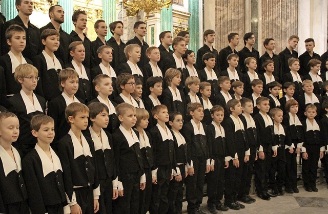 Die besten 41 Schler der Chorschule treten die Reise nach Schuttern an.   | Foto: Knabenchor