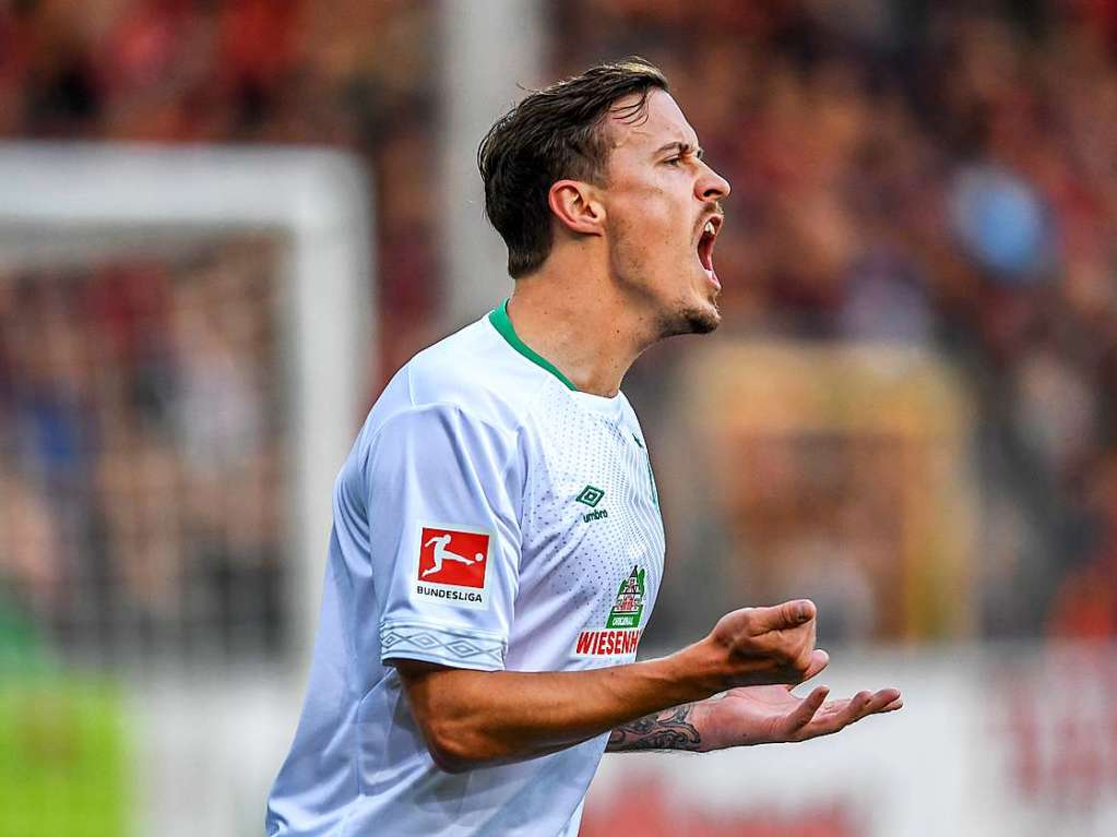 Bremens Strmer und Ex-Sportclub-Akteur Max Kruse lsst seinem Frust freien Lauf.