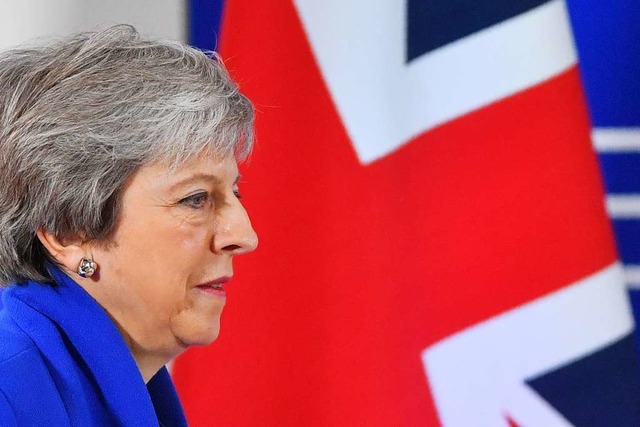 May wirbt fr ihren Brexit-Deal.  | Foto: AFP