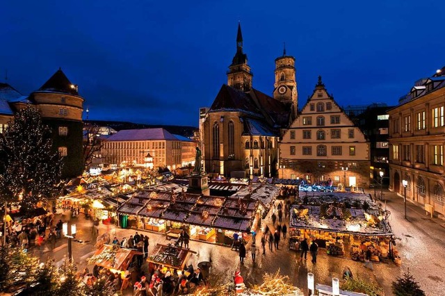 Der Stuttgarter Weihnachtsmarkt zhlt zu den schnsten Deutschlands.  | Foto: Stuttgart Marketing GmbH, Werner Dieterich