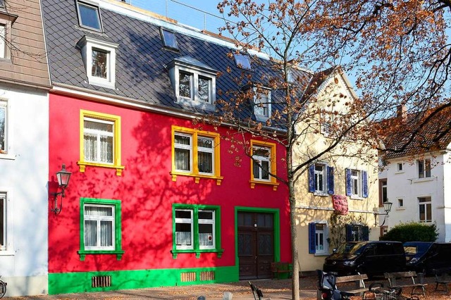 Das frisch gestrichene Haus am Annapla...r drfen also den (Farb)-Ton angeben.   | Foto: Ingo Schneider