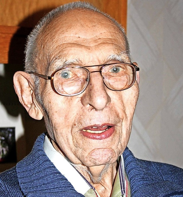 Fritz Frster feiert  heute seinen 90.&#8197;Geburtstag.    | Foto: Ralph Lacher