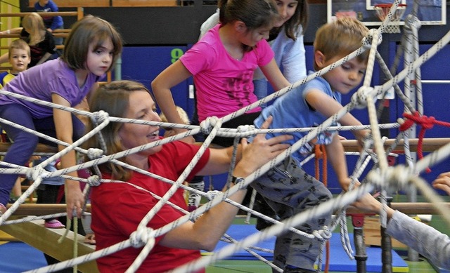 Bewegung tut gut: Der geplante Sportki...ngsdrang von Kindern Rechnung tragen.   | Foto: Archiv Sportverein Kirchzarten