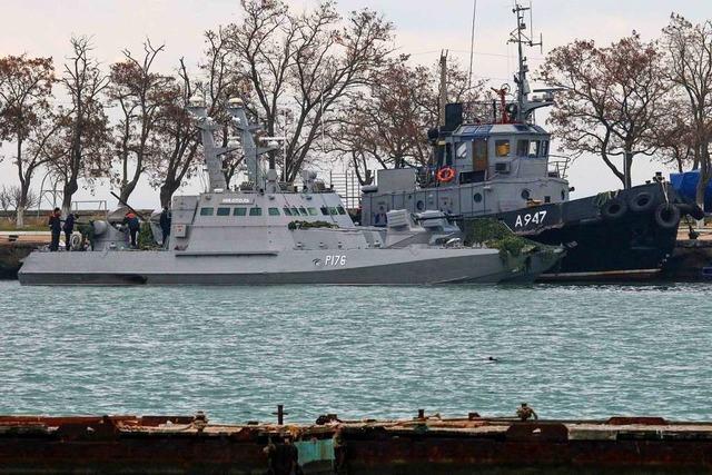 Russland entscheidet über gefangene ukrainische Seeleute