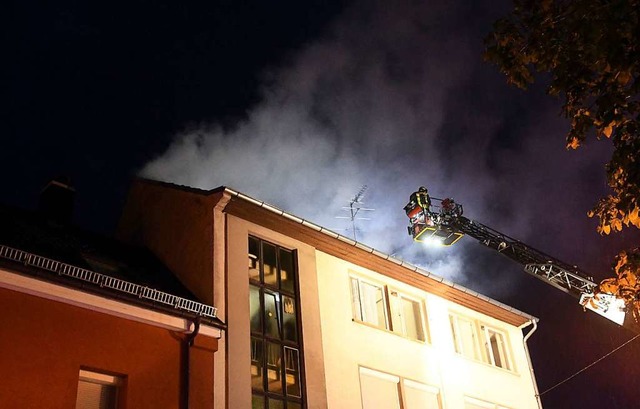 Im Juli hatte es in der Dinglinger Hauptstrae gebrannt.  | Foto: Wolfgang Knstle