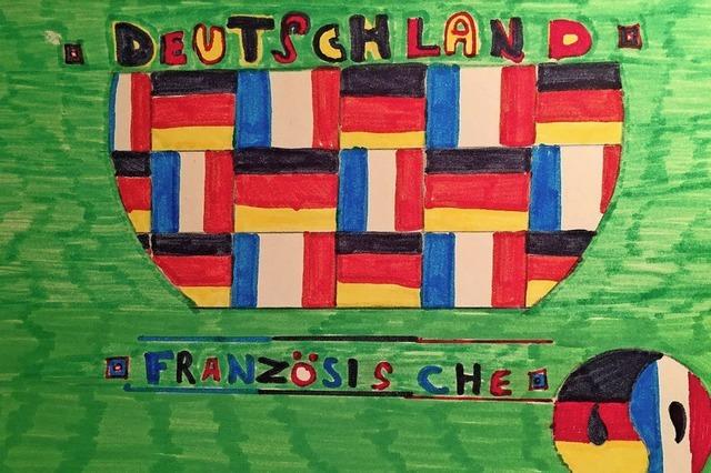 Auf die Freundschaft zwischen Deutschland und Frankreich
