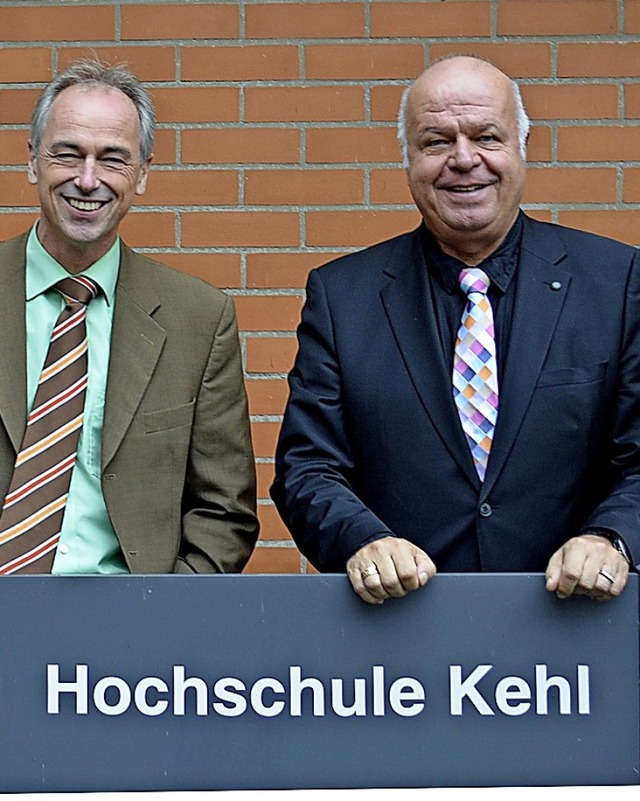 Rektor Paul Witt (rechts) und Prorektor Jrgen Kegelmann   | Foto: Hubert rderer