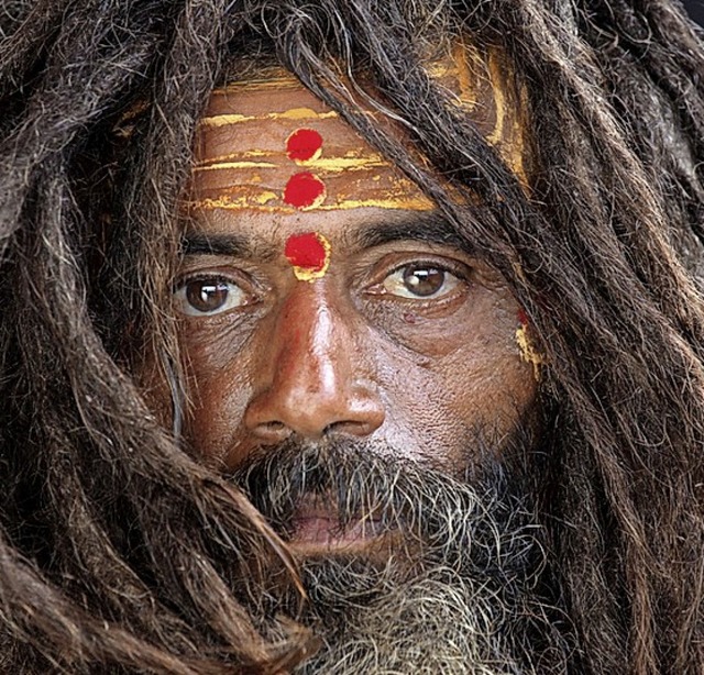 Begegnung mit einem Sadhu in Nepal   | Foto: Glogowski