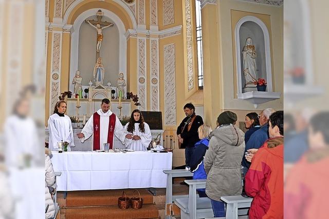 Gottesdienst auf dem Berg