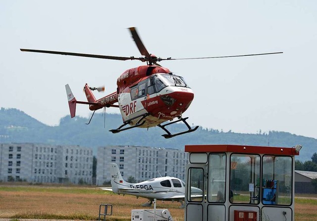 Ab Mitte 2019 knnte der Rettungshubschrauber am Lusring landen (Symbolbild).  | Foto: dpa