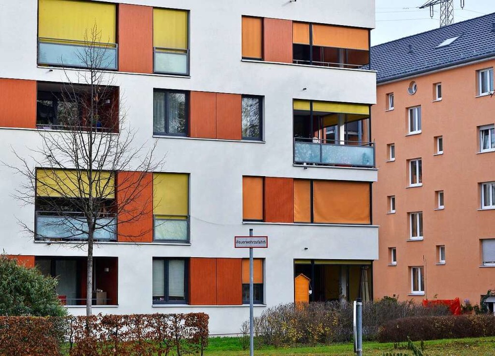 Baugebiet der Stadtbau in Freiburg-Haslach  | Foto: Michael Bamberger
