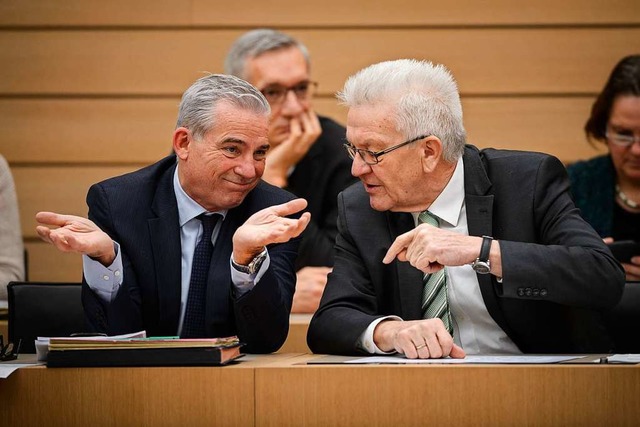 Wollen die Eigenstndigkeit der Lnder...sein Innenminister Strobl von der CDU   | Foto: dpa