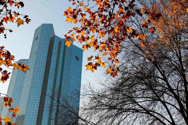 Die Zentrale der Deutschen Bank in Frankfurt  | Foto: AFP