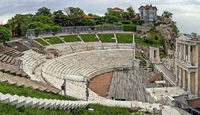 Antike Kulisse: Im rmischen Theater v...n Opern- und  Konzertfestivals  statt.  | Foto: Plovdiv 2019 Foundation