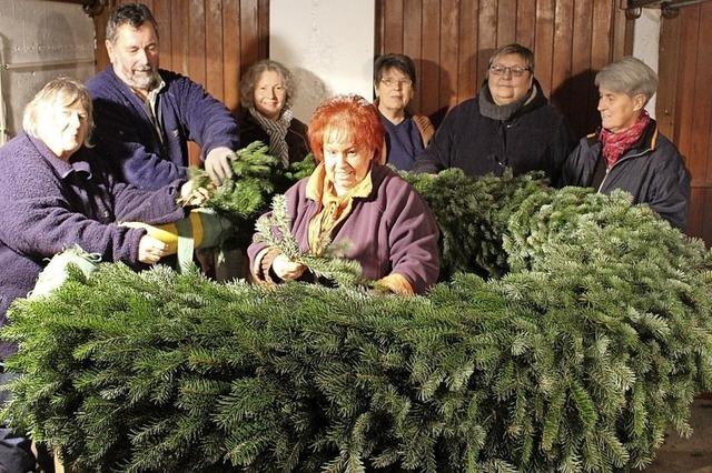 XXL-Kranz fr die Kirche