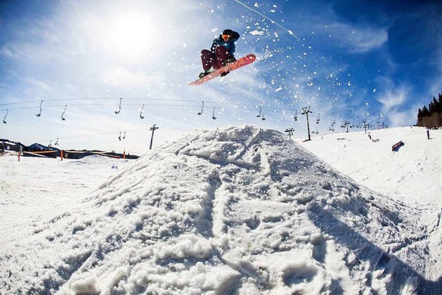 Gute Nachricht fr die Freestyle-Szene... Snowpark am Feldberg bleibt erhalten.  | Foto: QParks