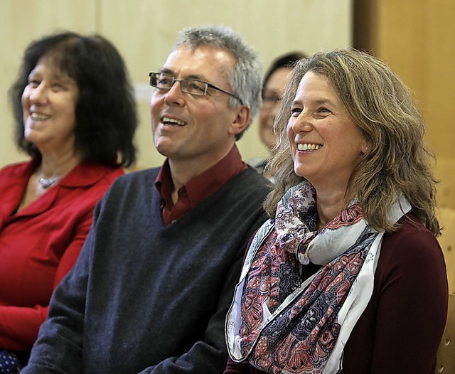 Lobende Worte gab es fr Tanja Wagenast (vorne).   | Foto: Ch.Breithaupt