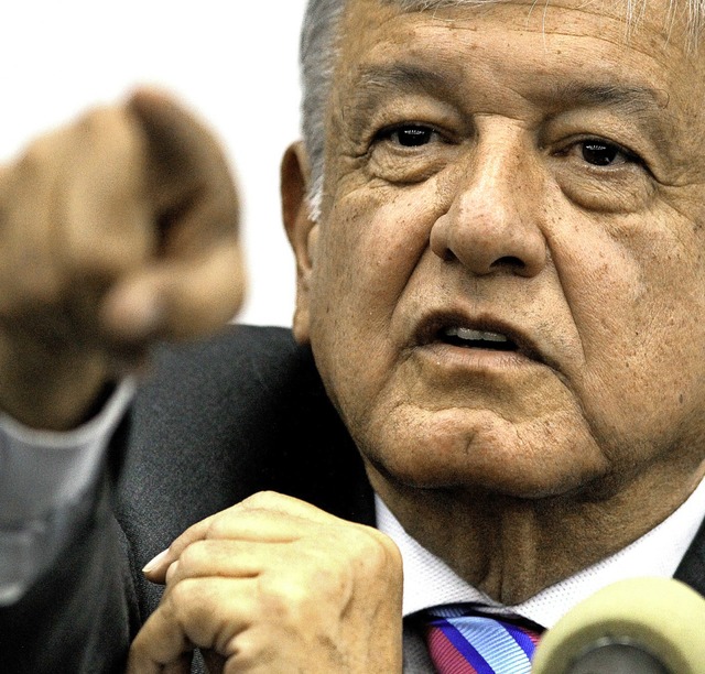 Stammt aus bescheidenen Verhltnissen:  Lpez Obrador   | Foto: AFP
