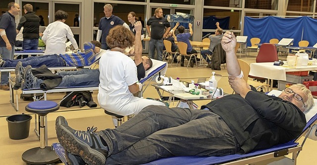 Bestens organisiert war die Blutspendeaktion in Grafenhausen.   | Foto: CS