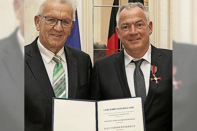 Andreas Rudolph erhält Verdienstkreuz am Bande
