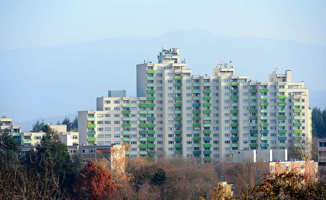 Vonovia-Wohnblocks in Freiburg-Landwasser  | Foto: Ingo Schneider