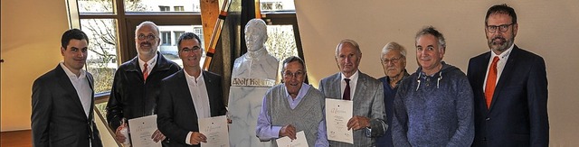 Ehrungen beim Kolpinggedenktag in Elza...Gler und Axel Moser (Vorsitzender).   | Foto: H. Hringer