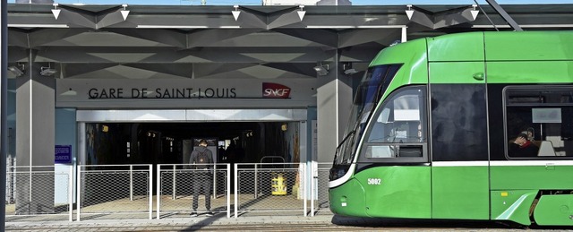 Seit bald einem Jahr fhrt die Tram 3 ...iebe sind mit der Resonanz zufrieden.   | Foto: BVB